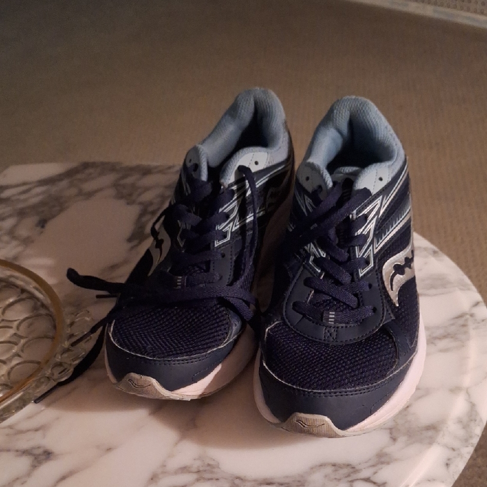 Saucony Navy Blue Womens Athletic Sneakers - Running Shoes